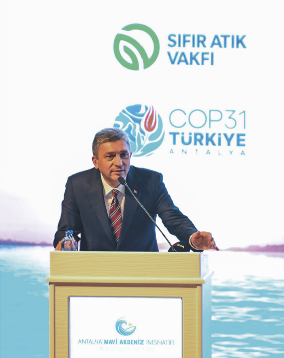 Antalya Valisi COP31 sunumunda