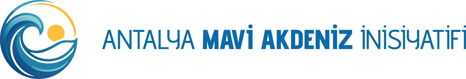 Yatay · Sadece Marka — Antalya Mavi Akdeniz İnisiyatifi